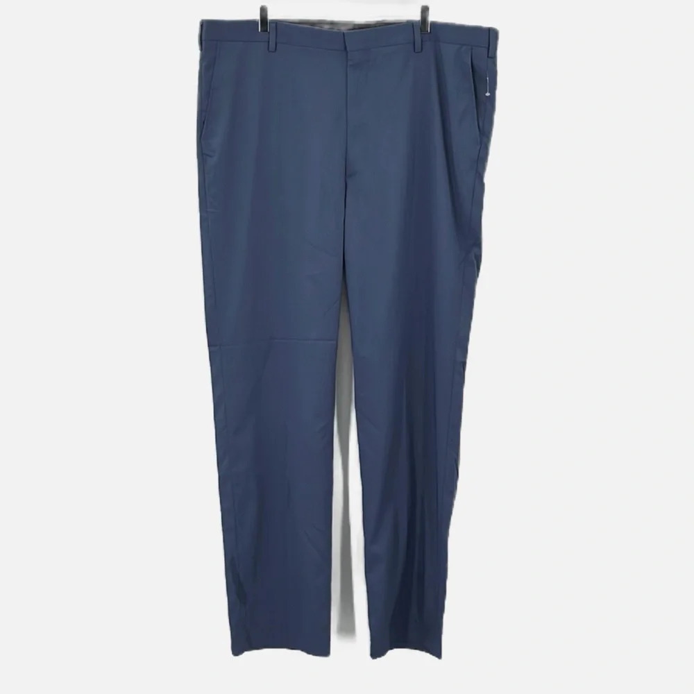 Berle Flat Front Suit Pants in Blue - NWOT - Size 42R
